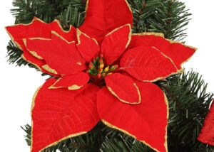 Christmas Tinsels wreaths OEM-red tinsel wreath-Artificial Christmas garland插图2