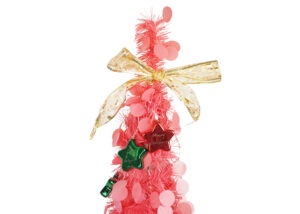 Christmas Artificial tree Factory-Red artificial christmas tree 7 feet-artificial decorative tree插图6