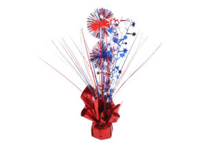 Patriotic Tinsel Burst Centerpiece-4th of July Tinsel Decoration-Independence Day festival decoration插图1