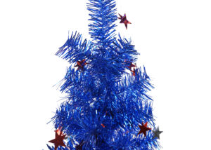 Independence Day pop up tree-Red, white and blue tinsel tree-Pop up trees manufacturers插图4