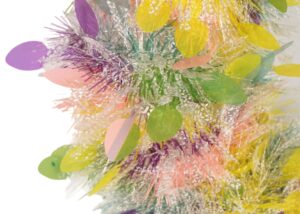 Easter Garlands Stripe Tinsel-Easter tinsels wreaths-outdoor tinsel garland插图7