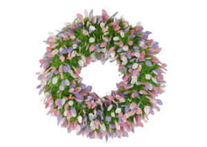 easter tinsel wreath-Easter festival decoration -HSENLIFE tinsel ribbon garland插图6