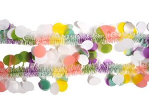 Easter Garlands Stripe Tinsel -Easter Home Decoration-Tinsel DIY Wreath插图2