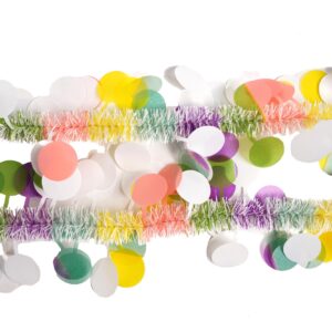 Easter Garlands Stripe Tinsel -Easter Home Decoration-Tinsel DIY Wreath