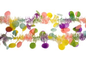 Easter Garlands Stripe Tinsel -Easter Home Decoration-Tinsel DIY Wreath插图3