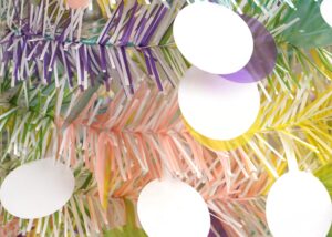 Easter tinsel tree- Artificial Alpine Pencil Easter pop up Tree-Easter party tinsels decoration插图7