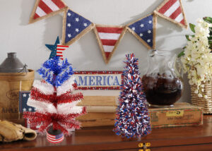 Mini Table Top Tree-Led table top Independence Day trees-table top tree OEM插图