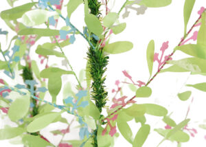 Small table top tree-artificial sping twig tree-tree skirt for table top tree插图1