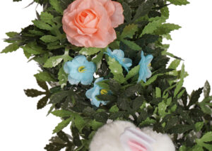 Spring Tinsel Wreath-Green Ttinsel Garland-Lovely Decoration Tinsel Wreath插图3