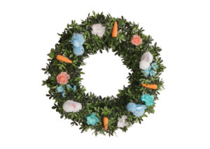 Spring Tinsel Wreath-Green Ttinsel Garland-Lovely Decoration Tinsel Wreath插图2