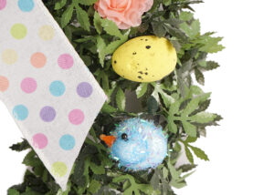 Spring Tinsel Wreath-Green Ttinsel Garland-Lovely Decoration Tinsel Wreath插图5