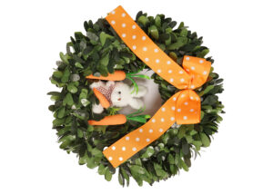 Green tinsel garland wreath-Flowers decoration tinsel wreath-New spring tinsel wreath插图6