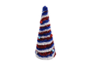 Blue,red&white table top trees table top  Independence Day tree decor-table top tree OEM插图1