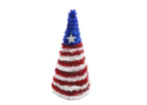 Blue,red&white table top trees table top  Independence Day tree decor-table top tree OEM插图4