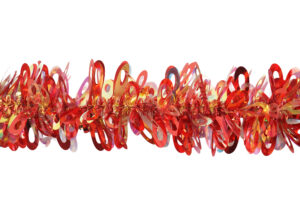 Gold and Silver Tinsel Christmas Garland-Metallic Tinsel Garland-Festival Party Decor插图3