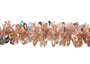 Gold and Silver Tinsel Christmas Garland-Metallic Tinsel Garland-Festival Party Decor插图2