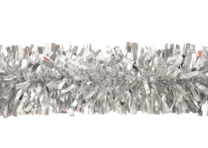 Christmas Tinsel Garland-Silver Clear Tinsel Garland- Christmas Festival Decoration OEM插图