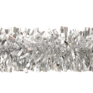 Christmas Tinsel Garland-Silver Clear Tinsel Garland- Christmas Festival Decoration OEM