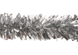 Christmas Tinsel Garland-Silver Clear Tinsel Garland- Christmas Festival Decoration OEM插图4