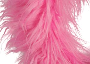 Holiday Wreaths-Christmas Fabric Wreaths-pink tinsel wreath插图1