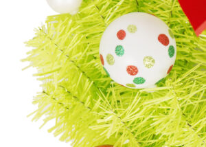 Outdoor Christmas Wreath-Wreath Adorned with Bowknot Pinecones Red Berries Front Door Holiday Decor Supplies插图3