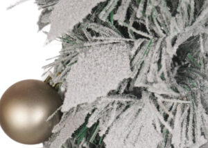 5 ft pop up xmas tree-outdoor christmas tree artificial-Flocking Christmas tree插图5