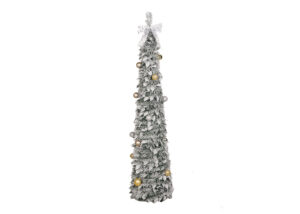 5 ft pop up xmas tree-outdoor christmas tree artificial-Flocking Christmas tree插图4
