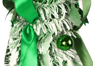 5 ft pop up xmas tree-outdoor christmas tree artificial-Flocking Christmas tree插图1