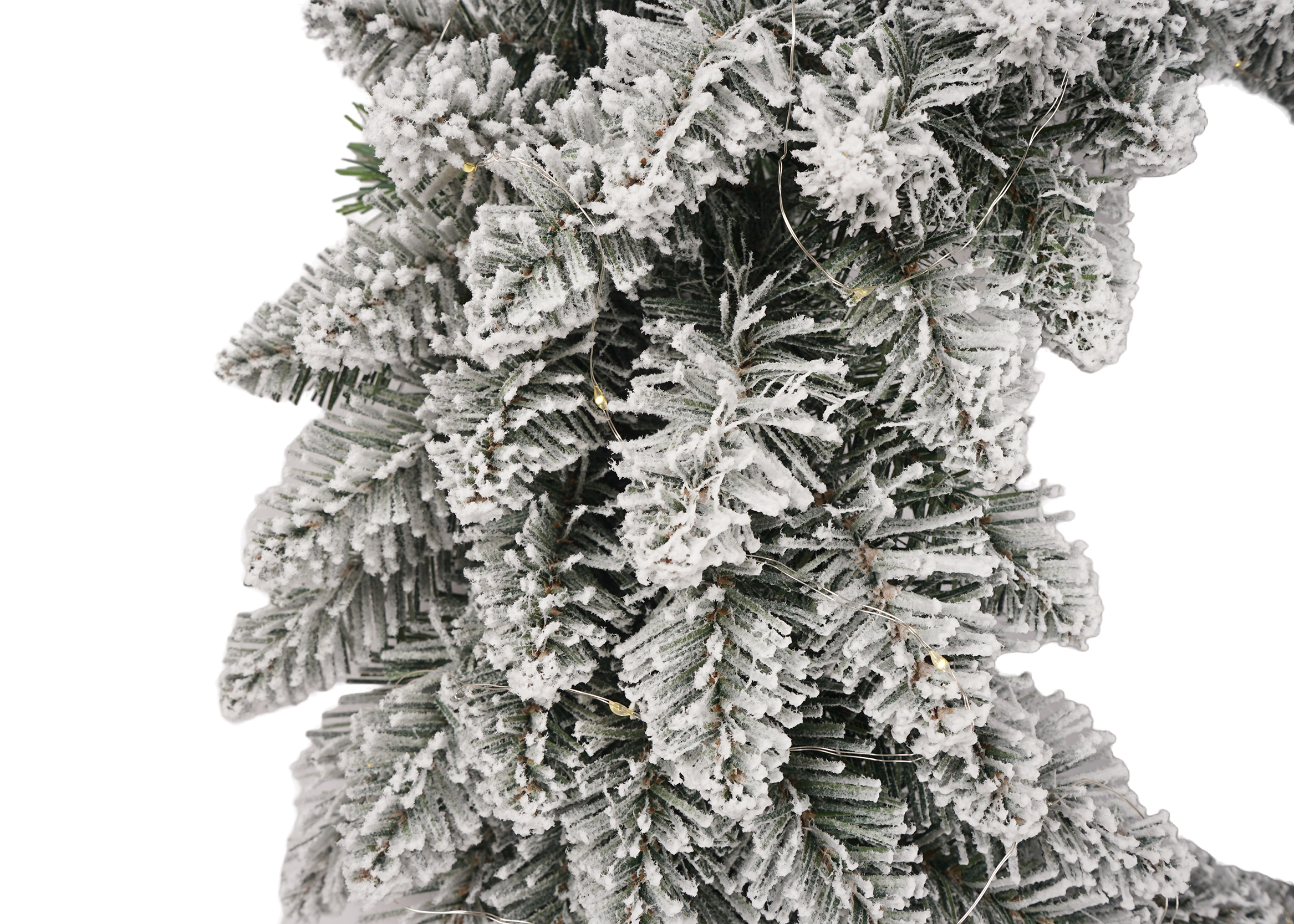 HSENIFE Christmas Wreath & Garland | Flocked Pine, Pinecones - Image 4