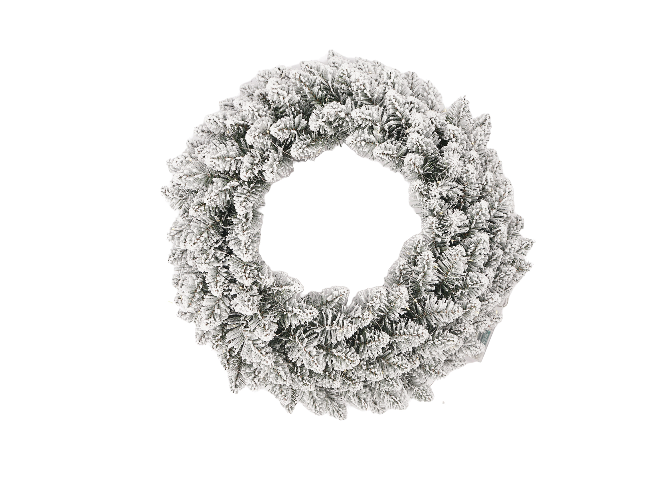 HSENIFE Christmas Wreath & Garland | Flocked Pine, Pinecones - Image 3
